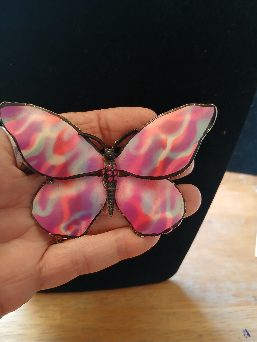 Pink Butterfly Brooch Pin - Elegant Women’s Accessory